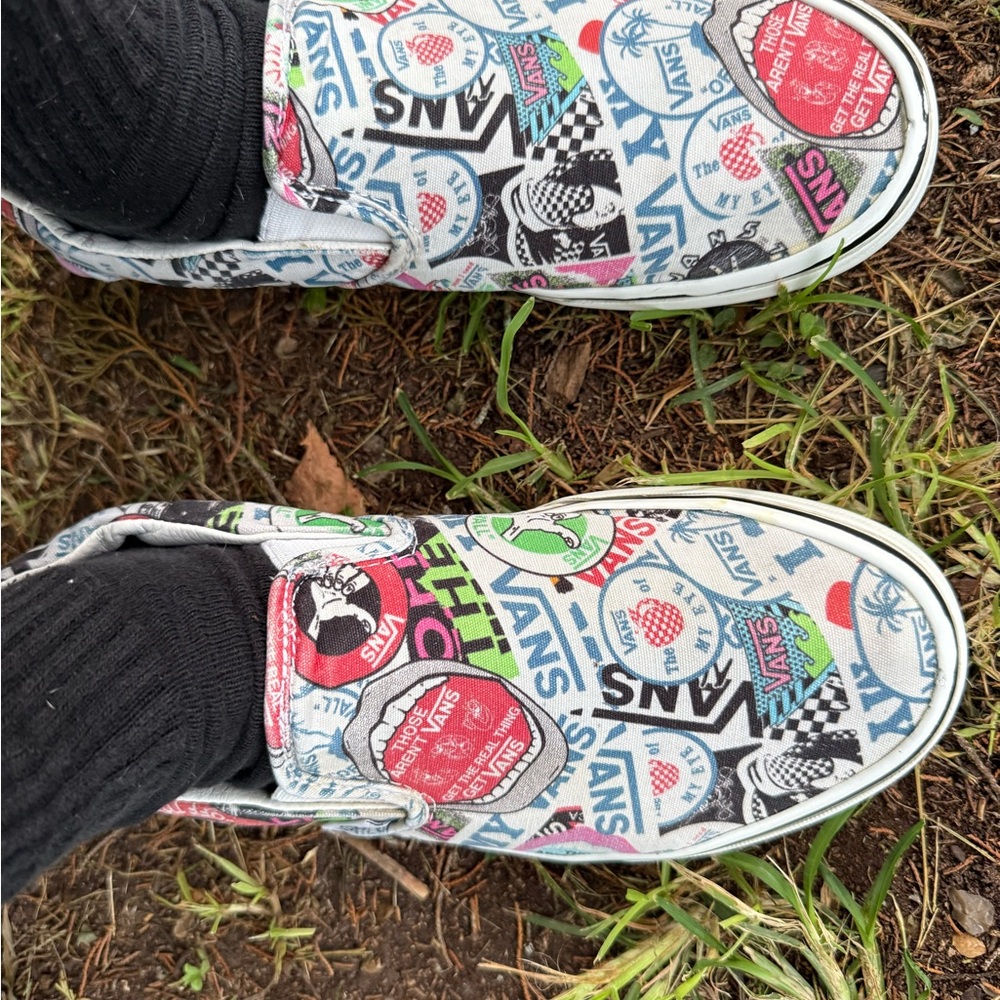Vans Multicolor Graphic Slip-Ons - Picture 3 of 6